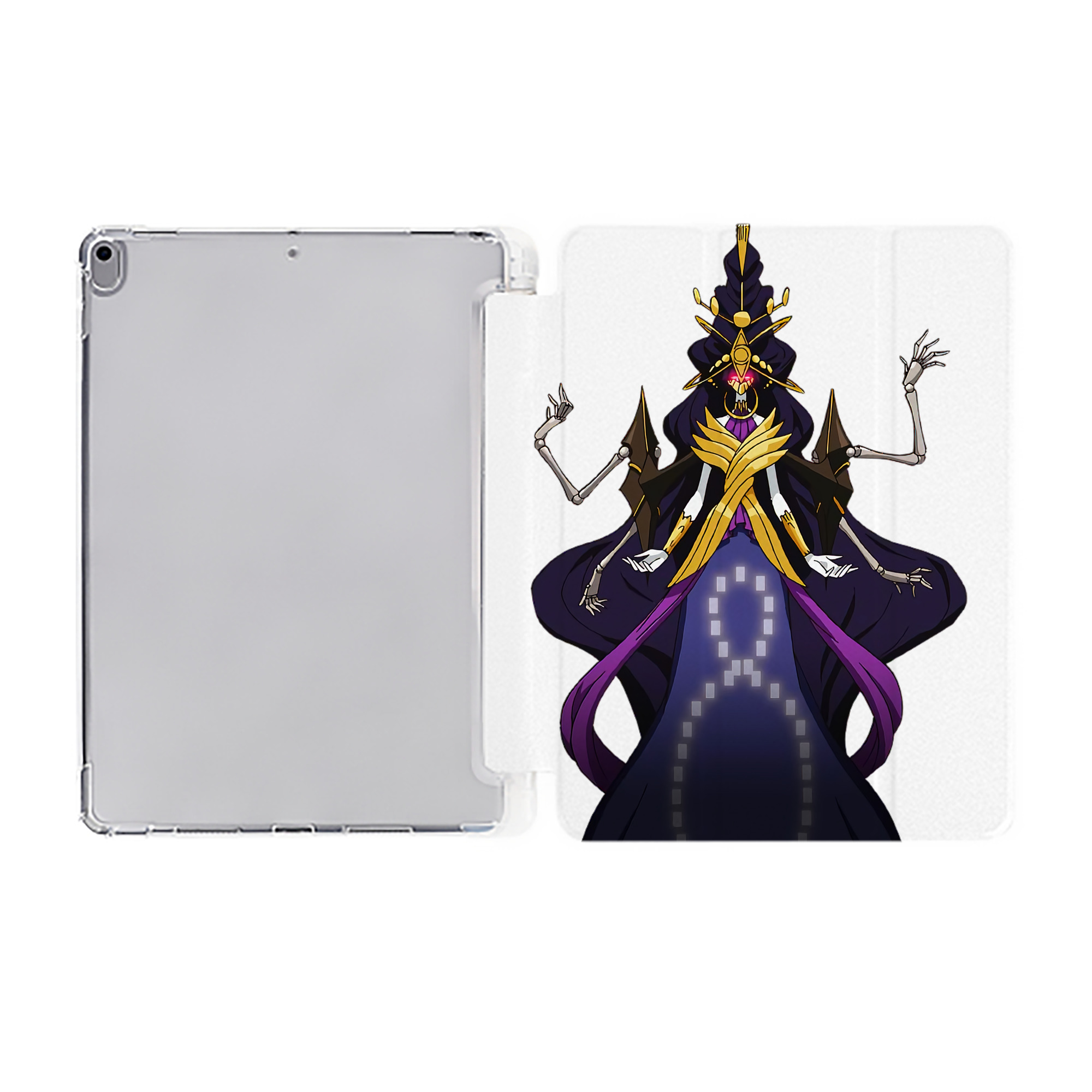 （画像用） 遊☆戯☆王 Yu-Gi-Oh! IPad ケース ペン収納付き 三つ折りスタンド PUレザー×シリコン 対応機種9.5/10.5/10.9インチ